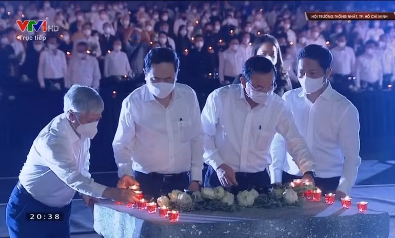 Lễ tưởng niệm đồng bào tử vong và cán bộ, chiến sĩ hy sinh trong dịch Covid-19 -0