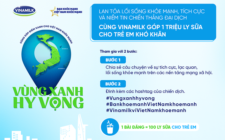 Vinamilk góp 1 triệu ly sữa cho trẻ em khó khăn -0