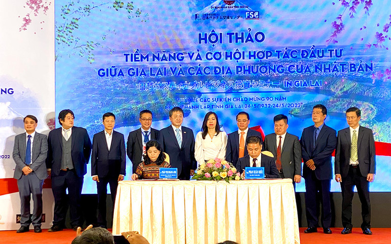 Hội thảo về tiềm năng và cơ hội hợp tác&nbsp;đầu tư giữa Gia Lai và các địa phương của Nhật Bản -0