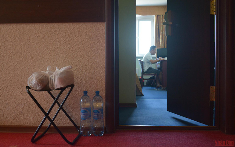 Army Games 2021: Đoàn Việt Nam luyện tập duy trì thể trạng tốt trong những ngày cách ly -2