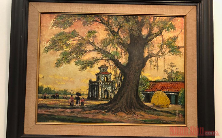 Người kể chuyện xứ Đoài bằng tranh sơn mài -0