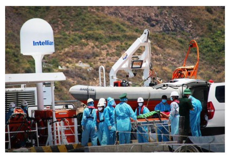 Cứu nạn thuyền viên bị tai biến khi lao động trên biển -0