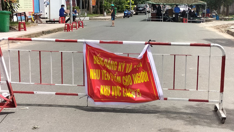 Liên quan ca mắc Covid-19 trong doanh nghiệp, một khu vực tại thành phố Thuận An (tỉnh Bình Dương) bị cách ly y tế tạm thời. Bình Dương khẩn trương tìm người đến nhiều địa điểm liên quan các ca mắc Covid-19 -0