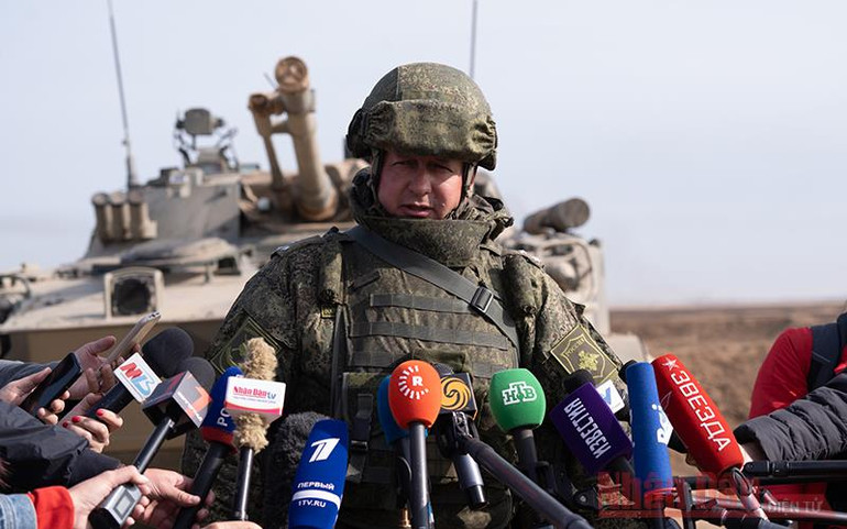 Quân đội Nga tập trận giữ cứ điểm, tiến công kẻ địch -0