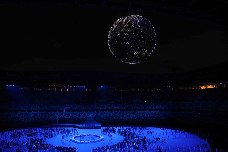 Những hình ảnh ấn tượng tại Lễ khai mạc Olympic Tokyo 2020 -0