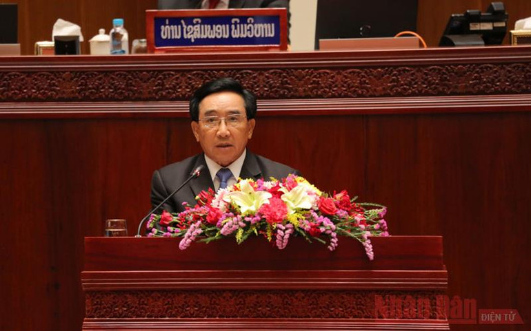 Khai mạc trọng thể kỳ họp thứ nhất Quốc hội Lào khóa IX -0