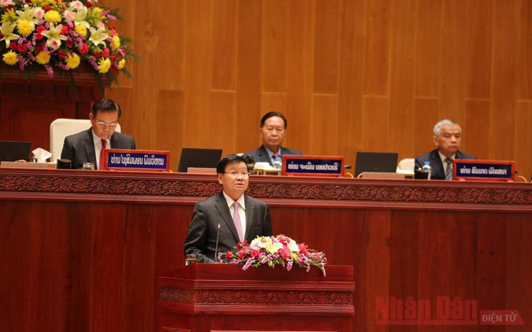 Khai mạc trọng thể kỳ họp thứ nhất Quốc hội Lào khóa IX -0