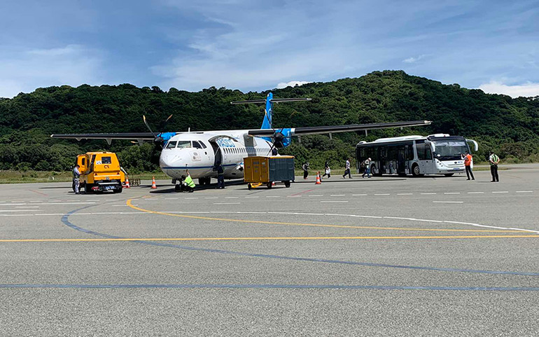 Chuyến bay đầu tiên đến Côn Đảo sau giãn cách -0