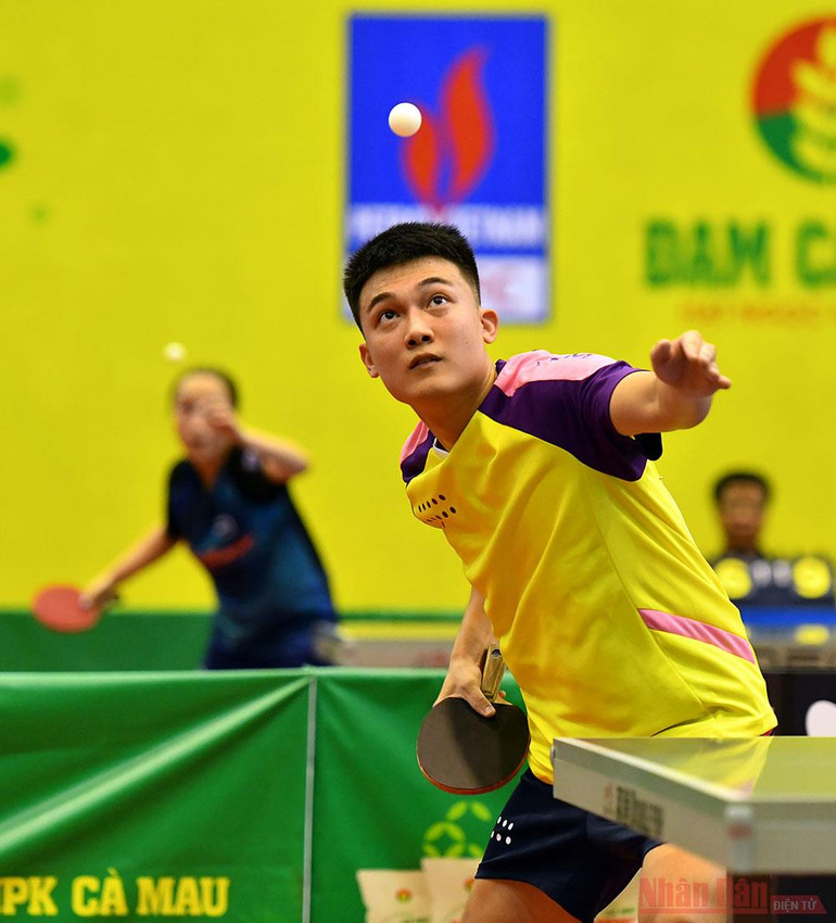 Những khoảnh khắc đẹp tại Giải vô địch bóng bàn Báo Nhân Dân -3