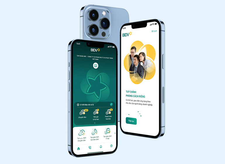 BIDV iBank cho phép người dùng tùy biến giao diện khi sử dụng. Omni BIDV iBank - Trải nghiệm ngân hàng số vượt trội cho khách hàng tổ chức -0