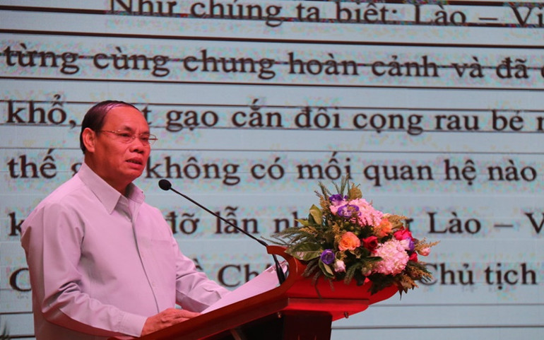 Kỷ niệm 75 năm Ngày truyền thống Công an nhân dân Việt Nam tại Lào -0