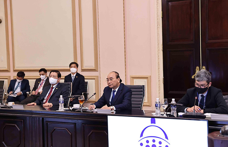 Chủ tịch nước Nguyễn Xuân Phúc hội kiến Chủ tịch Quốc hội Cuba -0