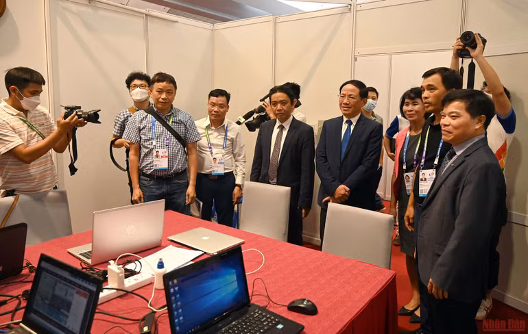 Khai trương Trung tâm báo chí SEA Games 31 -0