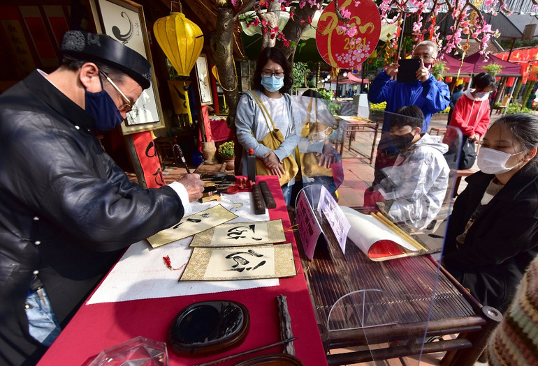 Hội Xuân Văn Miếu thực hiện nghiêm quy định phòng dịch -0