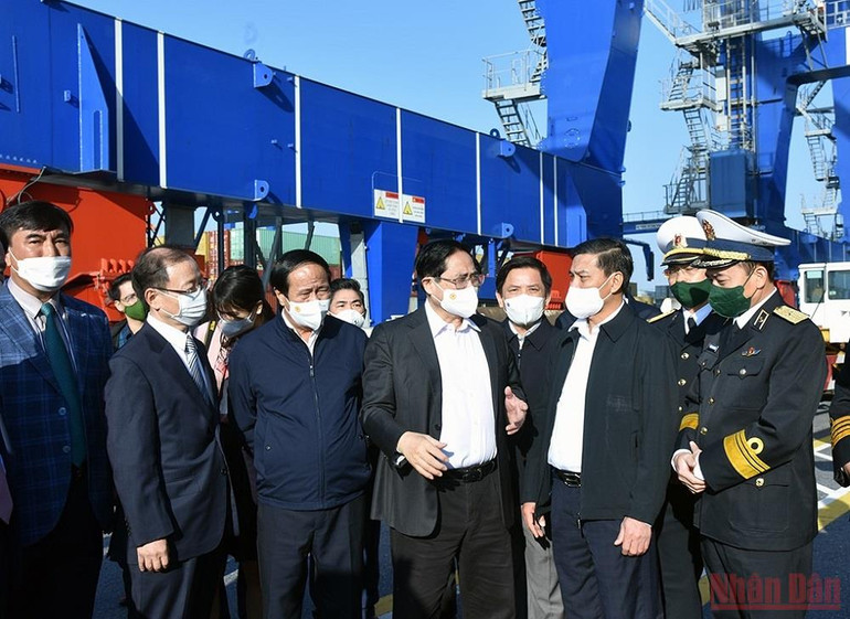 Thủ tướng Chính phủ Phạm Minh Chính thăm và làm việc tại thành phố Hải Phòng -0