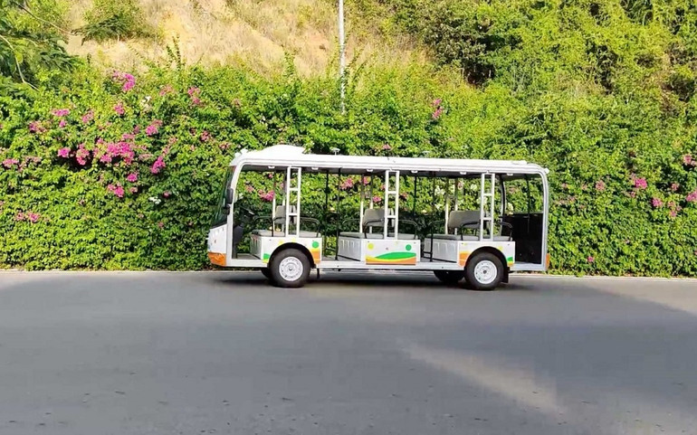 Xe điện tự hành “made in Vietnam” có thể leo dốc, đổ đèo -0