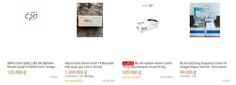 Hà Nội: Kit test Covid-19 khan hàng, loạn giá -0