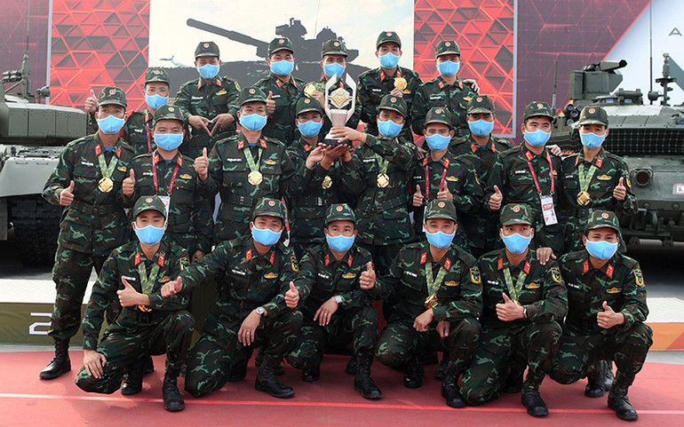 Đội tuyển Xe tăng QĐND Việt Nam xuất sắc đoạt Huy chương vàng tại Army Games 2020 -0