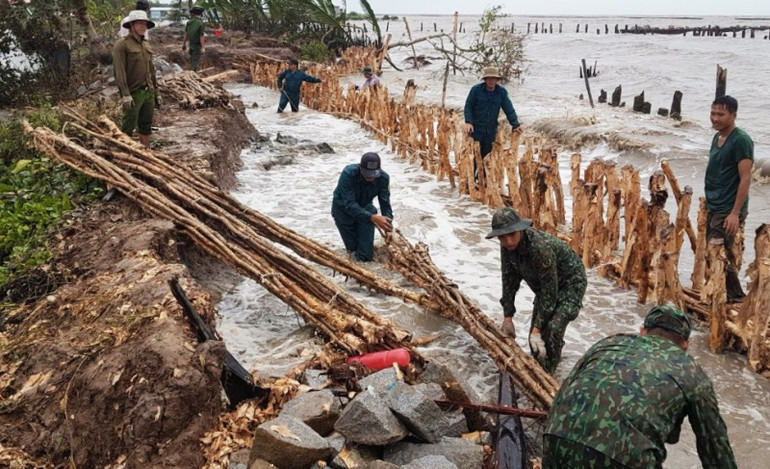 Khắc phục sạt lở đất ở vùng châu thổ Cửu Long (Bài 2) -0