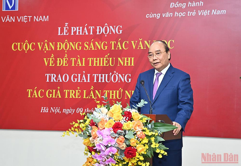 Lễ phát động cuộc vận động sáng tác văn học về đề tài thiếu nhi -0