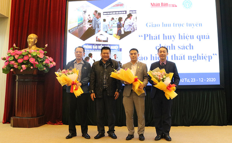 Giao lưu trực tuyến “Phát huy hiệu quả chính sách bảo hiểm thất nghiệp” -0