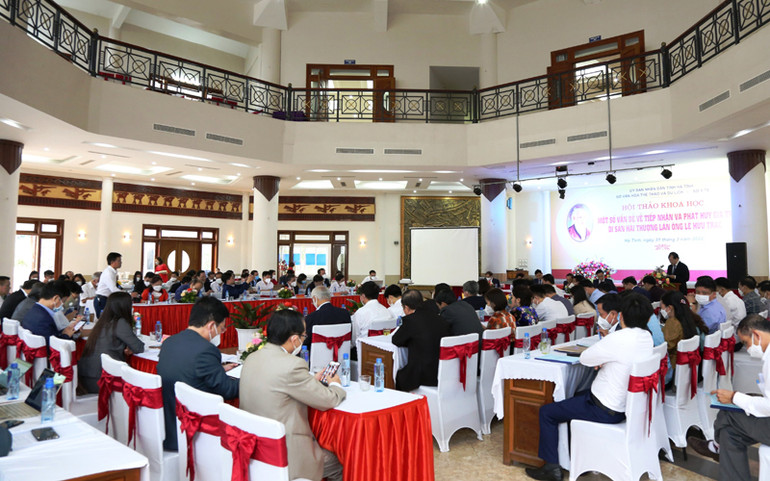 Hội thảo là bước chuẩn bị cho việc lập hồ sơ khoa học, đề nghị UNESCO vinh danh và tham gia kỷ niệm 300 năm năm sinh Hải Thượng Lãn Ông Lê Hữu Trác, vào năm 2024. Phát huy giá trị di sản Hải Thượng Lãn Ông Lê Hữu Trác -0