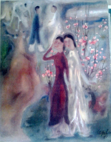 Những bức họa Kiều qua nét vẽ của các danh họa thời Đông Dương -0