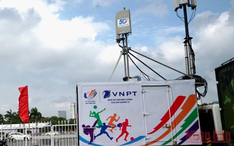 VinaPhone đã bổ sung thêm một trạm lưu động, một trạm cấu hình 3G/4G/5G và một trạm cấu hình 3G/4G. Tốc độ 5G tại trận chung kết bóng đá nam đạt tới 1Gbps -0