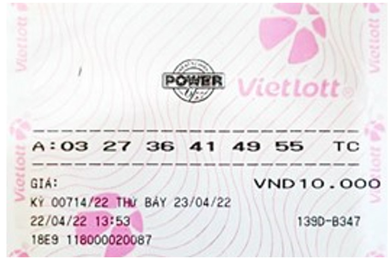 Hình ảnh vé trúng thưởng. Người trúng Jackpot tại Đà Nẵng làm từ thiện gần 3 tỷ đồng -0