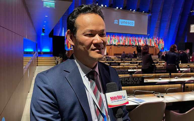 Ông Mai Tiến Dũng, Tổng Thư ký Ủy ban Quốc gia UNESCO Việt Nam. Việt Nam trúng cử thành viên Hội đồng Chấp hành UNESCO nhiệm kỳ 2021-2025 -0