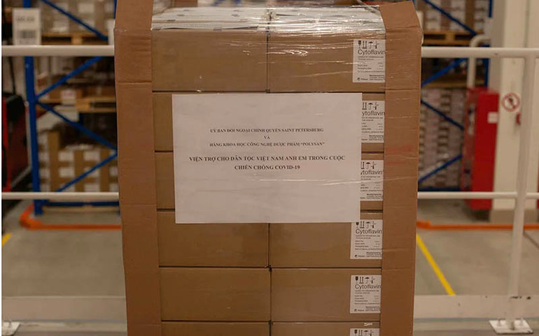 Saint Petersburg viện trợ thuốc điều trị Covid-19 cho Việt Nam -0