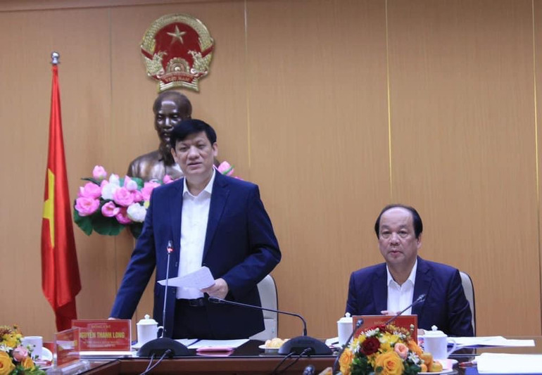 Bộ trưởng Nguyễn Thanh Long phát biểu tại buổi làm việc. Công khai mọi dịch vụ công của ngành y tế -0
