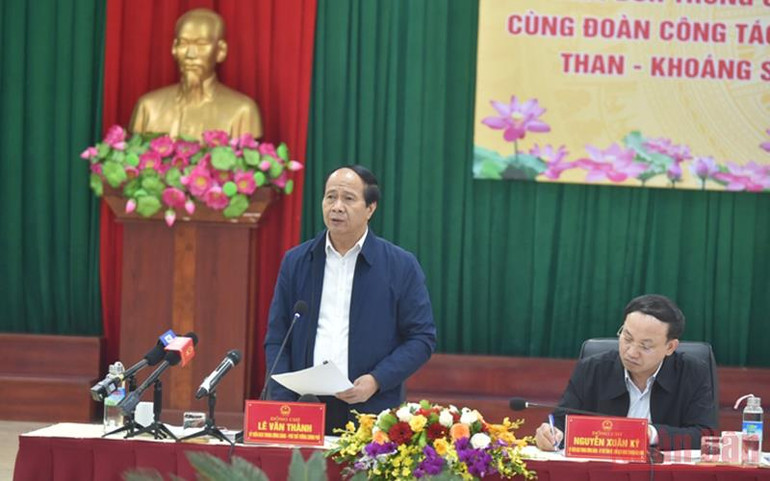 Phó Thủ tướng Chính Phủ Lê Văn Thành làm việc với tỉnh Quảng Ninh và ngành than -0