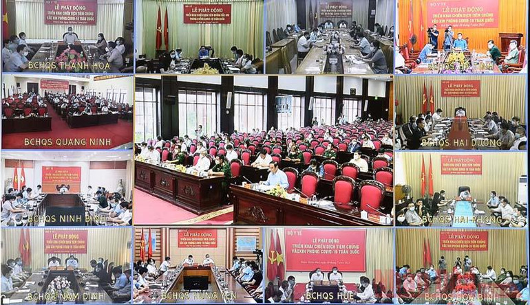 Quyết tâm trên dưới một lòng, thực hiện thành công Chiến dịch tiêm chủng vaccine phòng Covid-19 toàn quốc -0