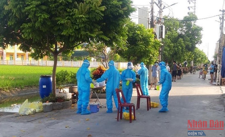 Huyện Hải Hậu (Nam Định) phong toả, giãn cách nhiều nơi có dịch -0