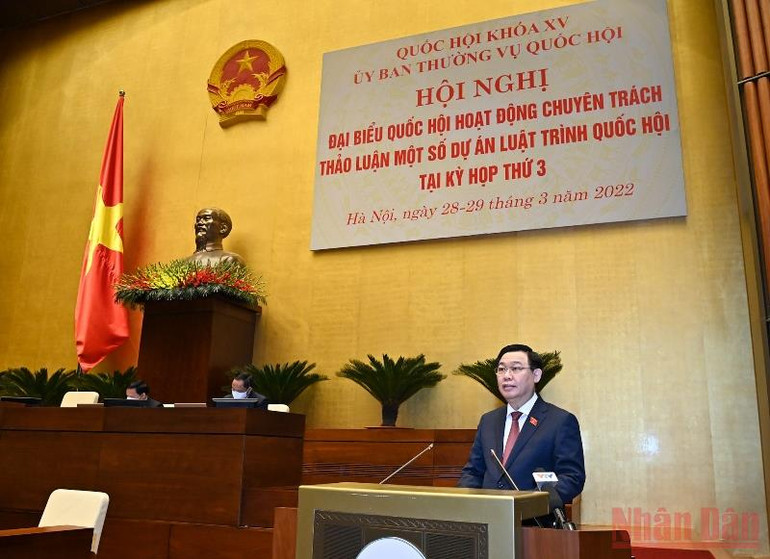 Khai mạc Hội nghị đại biểu Quốc hội hoạt động chuyên trách -0