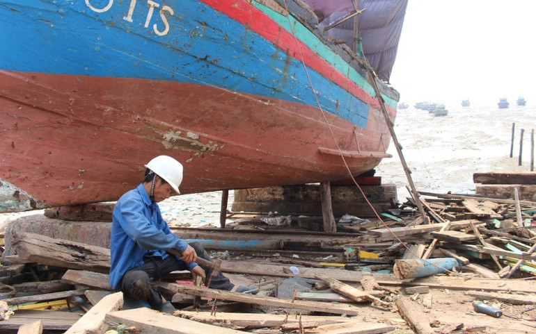 Khó khăn nghề cá ở Thanh Hóa -0