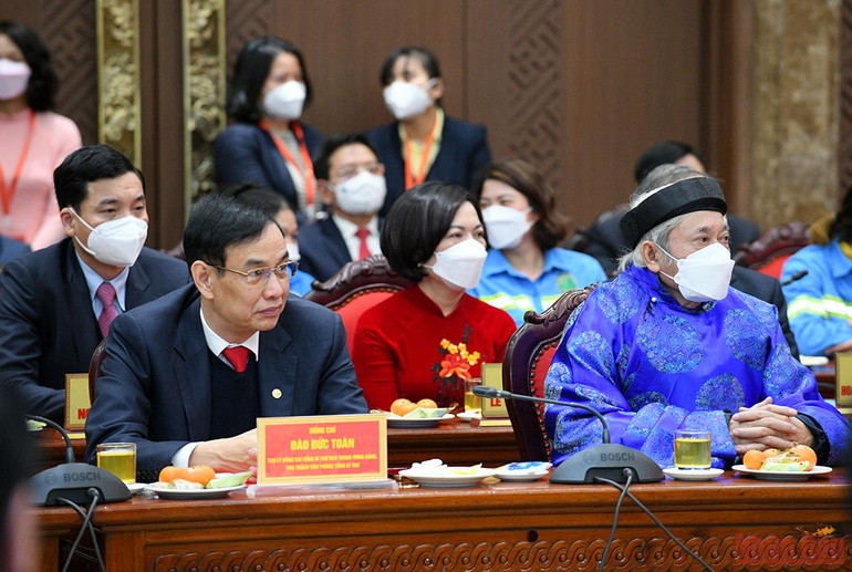 Tổng Bí thư Nguyễn Phú Trọng thăm, chúc Tết Đảng bộ, Chính quyền và nhân dân Thủ đô -0