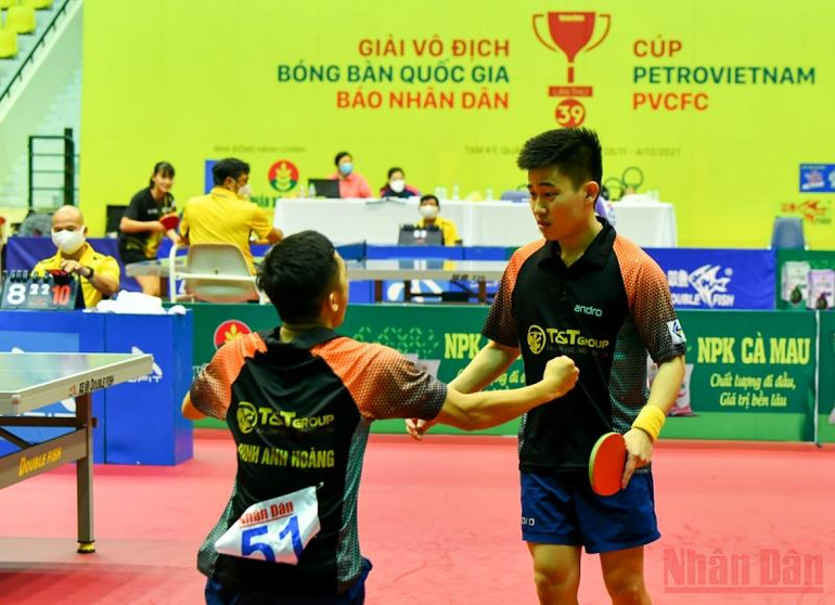 Chức vô địch đôi nam, đôi nữ thuộc về CLB Hà Nội T&T và TP Hồ Chí Minh -0