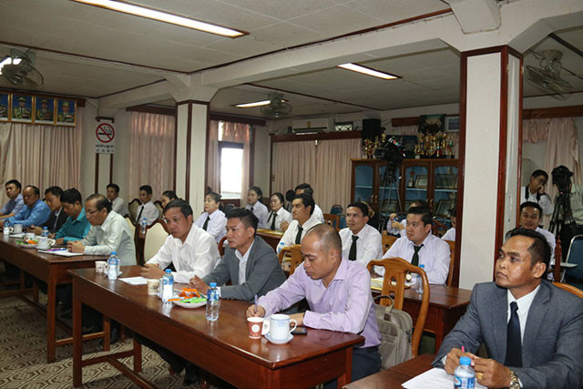 Tham dự buổi lễ có đại diện một số tổng cục và cục thuộc Bộ Công an Lào. Bế giảng lớp tiếng Việt nâng cao cho Bộ Công an Lào -0