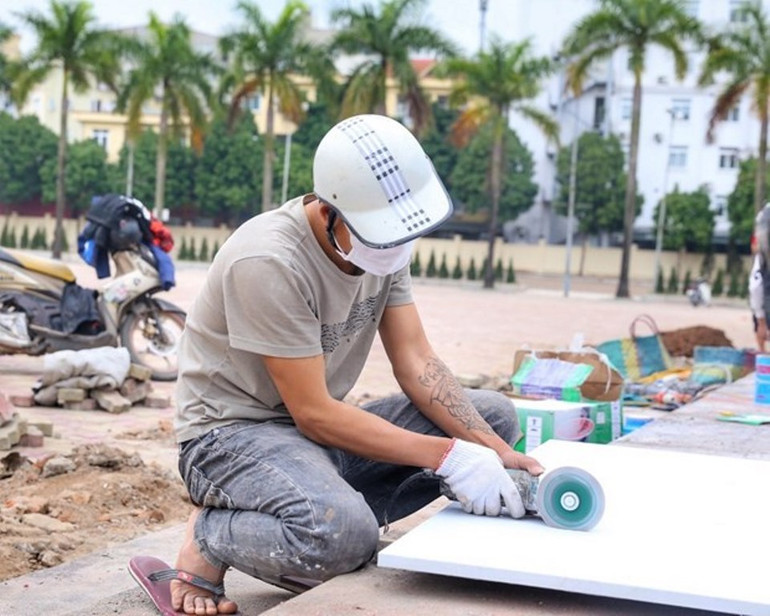 Công tác chuẩn bị SEA Games 31 tại Cung thể thao Quần Ngựa -0