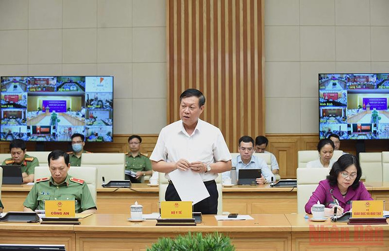 Thủ tướng Phạm Minh Chính, chủ trì Phiên họp lần thứ 15 của Ban Chỉ đạo Quốc gia phòng, chống dịch Covid-19 -0