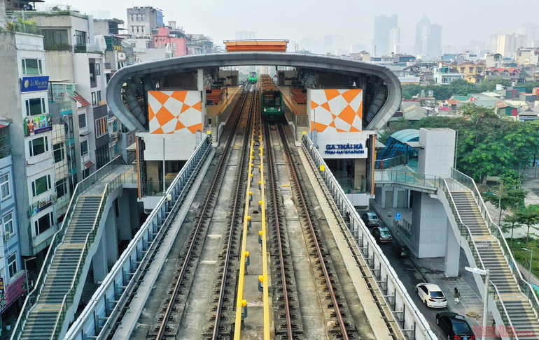 Ngày đầu tiên chạy thử tàu đường sắt Cát Linh – Hà Đông -0