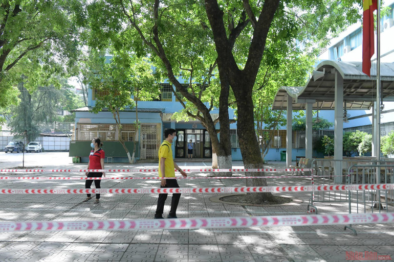 Hà Nội diễn tập phương án có thí sinh nghi mắc Covid-19 trong kỳ thi THPT quốc gia 2021 -0