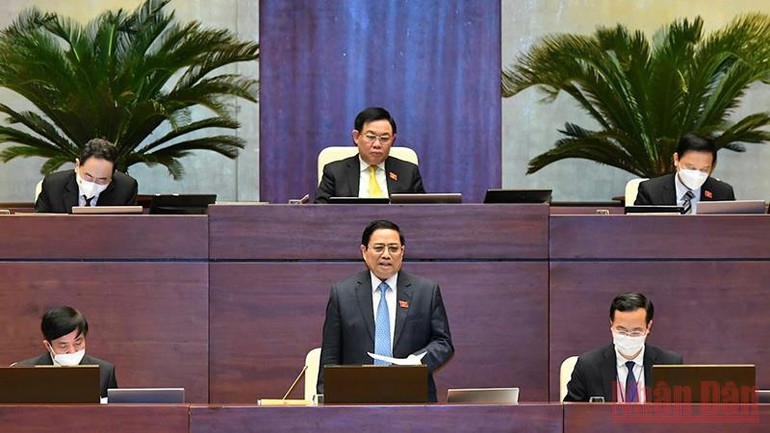 CẬP NHẬT: Thủ tướng Chính phủ Phạm Minh Chính lần đầu trả lời chất vấn trước Quốc hội -0