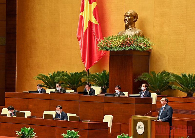 CẬP NHẬT: Thủ tướng Chính phủ Phạm Minh Chính lần đầu trả lời chất vấn trước Quốc hội -0
