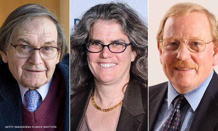 Ba nhà vật lý được giải Nobel 2020: Roger Penrose, Andrea Ghez và Reinhard Genzel. Nobel Vật lý 2021: Vinh danh 3 nhà khoa học nghiên cứu về hệ thống vật lý phức tạp -0