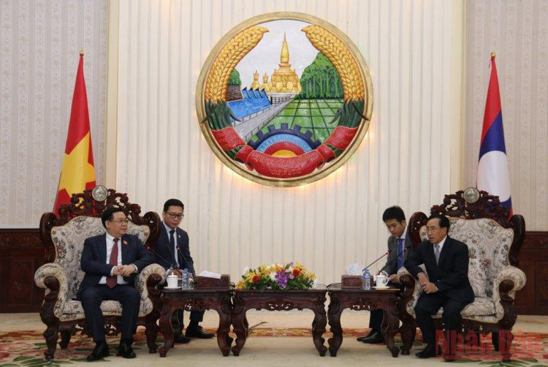 Quốc hội luôn ủng hộ và thúc đẩy hợp tác giữa hai chính phủ Việt-Lào -0