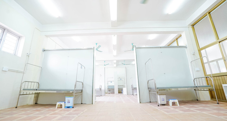 Những hình ảnh đầu tiên của Bệnh viện dã chiến số 3 Hải Dương -0