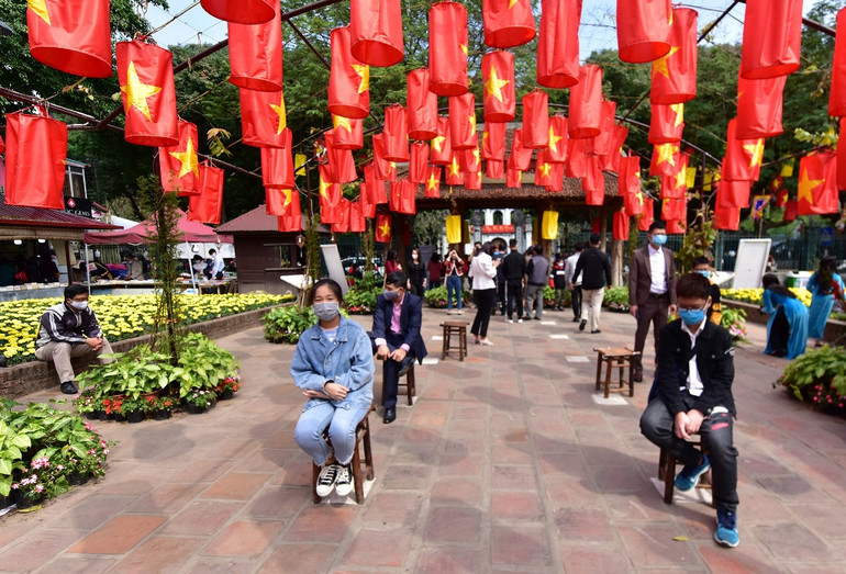 Hội Xuân Văn Miếu thực hiện nghiêm quy định phòng dịch -0